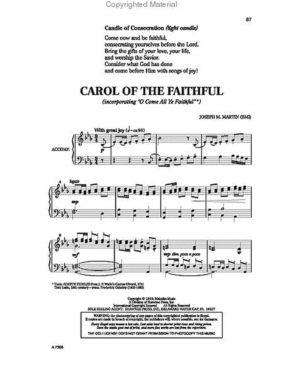 Carol of the Faithful (from Canticle of Joy) image number null