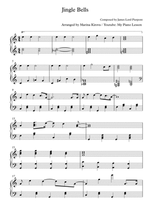 Jingle Bells Sad Christmas Version - Jingle Bells Piano Solo (Advanced)