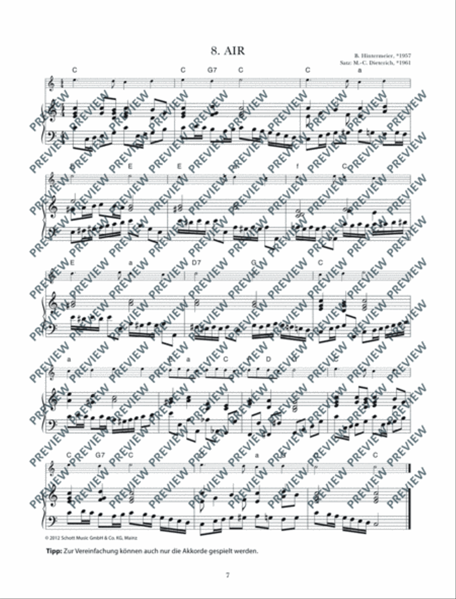 Altblockflötenschule Recorder scores gallery preview page 8