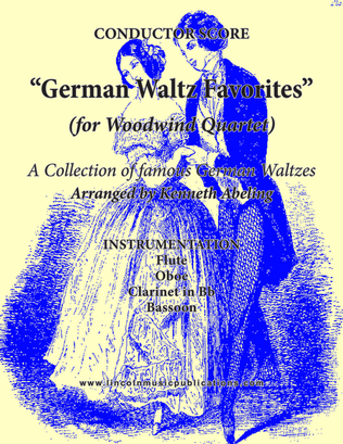 Book cover for German Waltz (Oktoberfest) Medley (for Woodwind Quartet)
