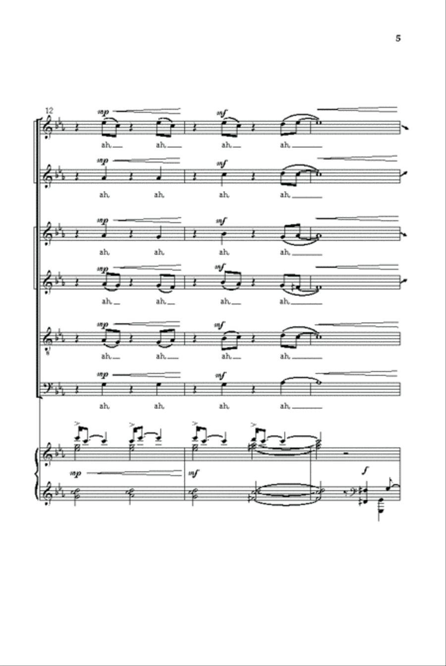 Armistice 1918 - SATB Divisi scores gallery preview page 4