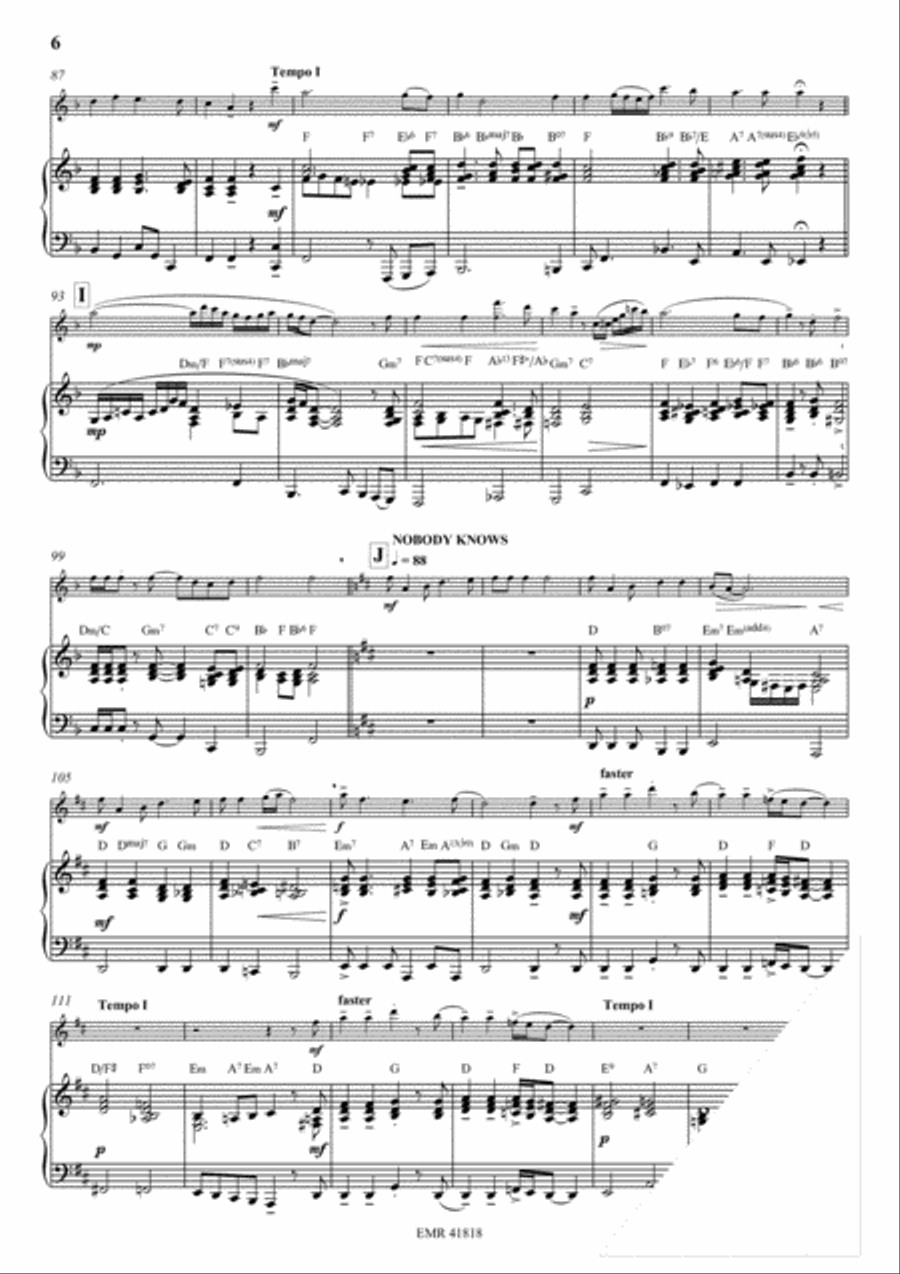 Fascinatin' Gospels Flute Solo scores gallery preview page 7