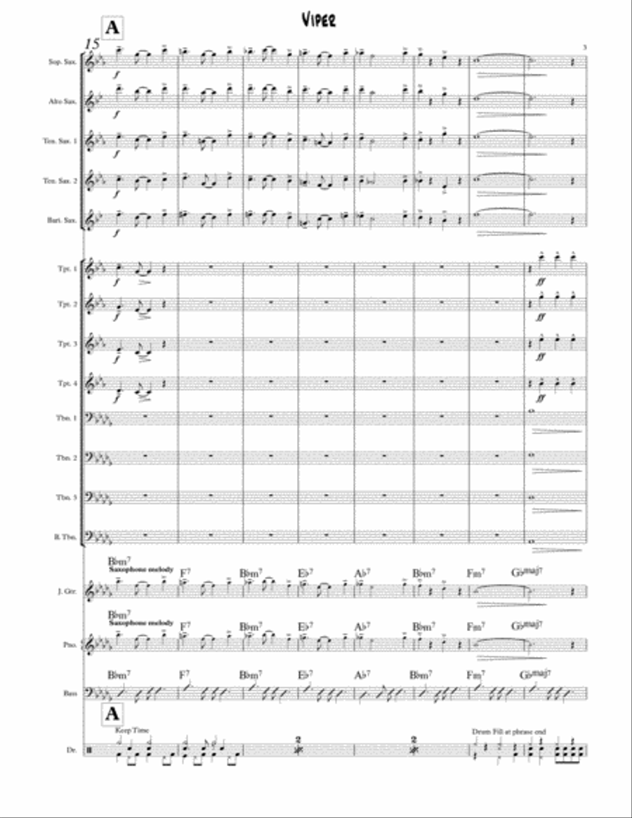 Viper Viper Jazz Ensemble scores gallery preview page 3