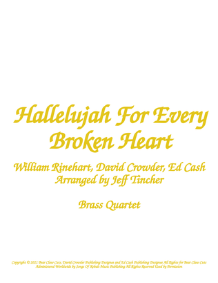 Hallelujah For Every Broken Heart