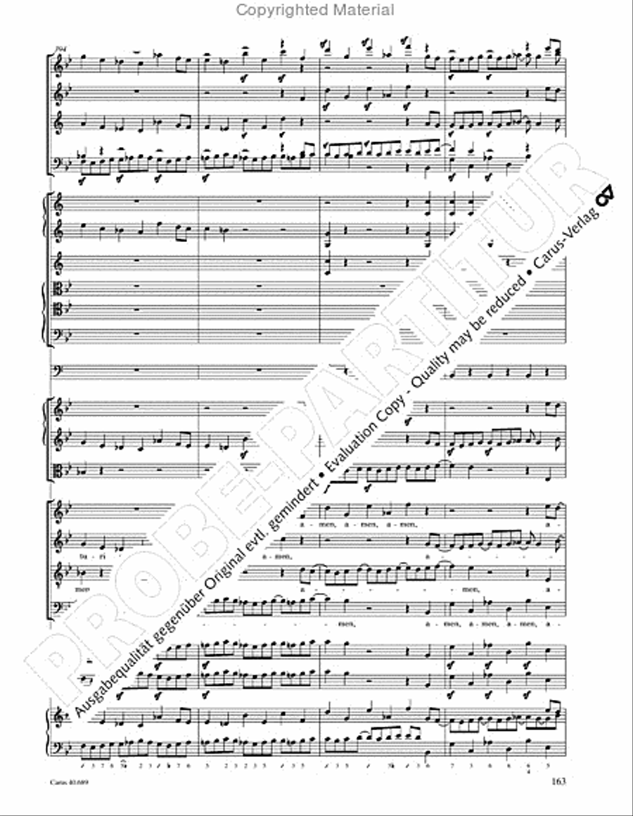 Missa solemnis Missa solemnis 4-Part scores gallery preview page 179