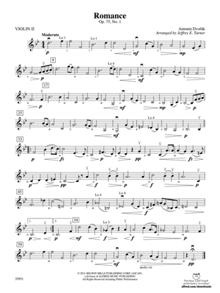 Romance, Op. 75, No. 1: 2nd Violin