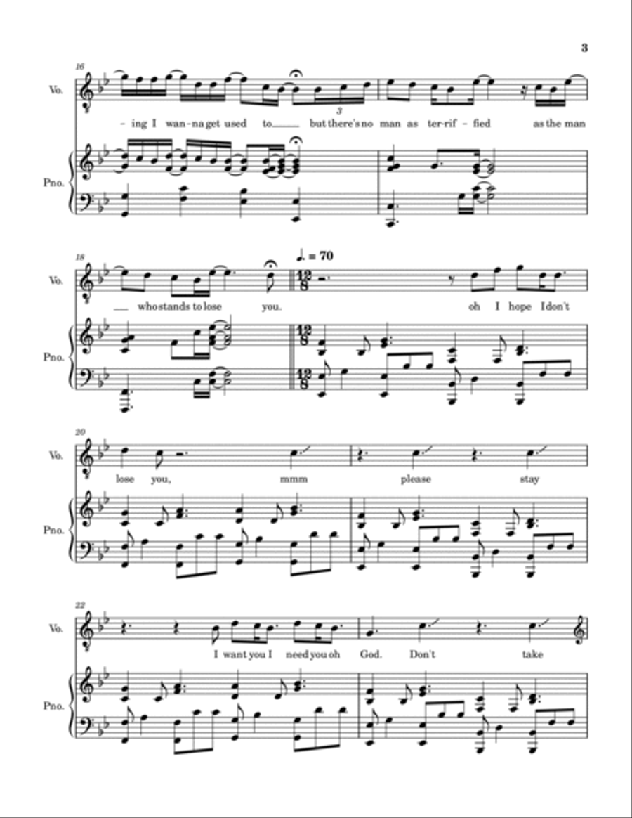 Beautiful Things Voice scores gallery preview page 3