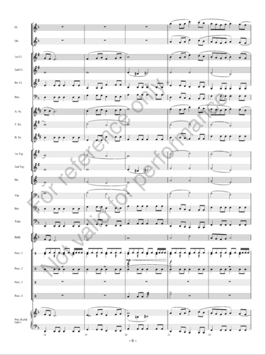 Raptors: Birds of Prey Concert Band scores gallery preview page 7