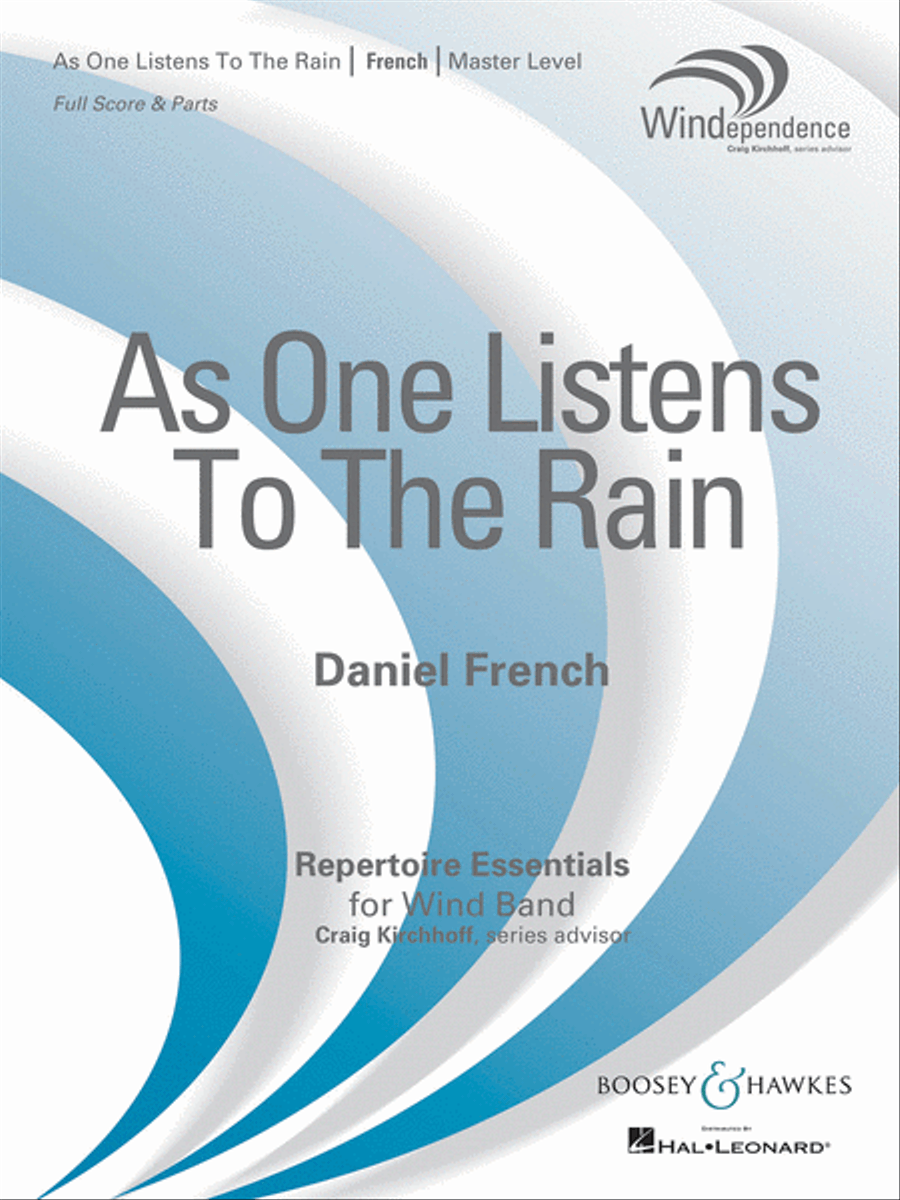As One Listens to the Rain Concert Band scores gallery preview page 1
