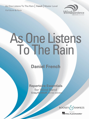 Book cover for As One Listens to the Rain