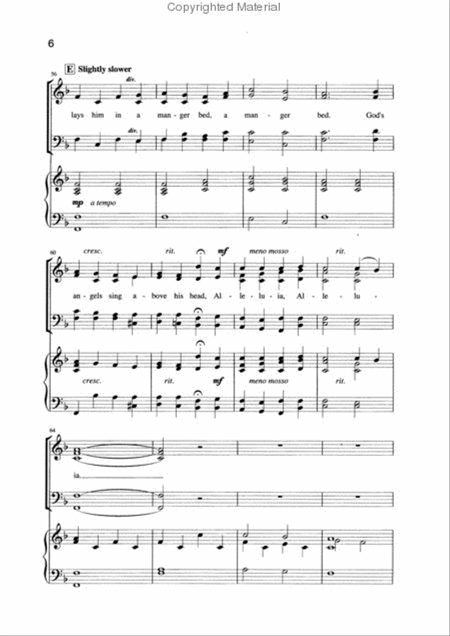 Carols of Scandinavia (medley) - SATB 4-Part scores gallery preview page 3