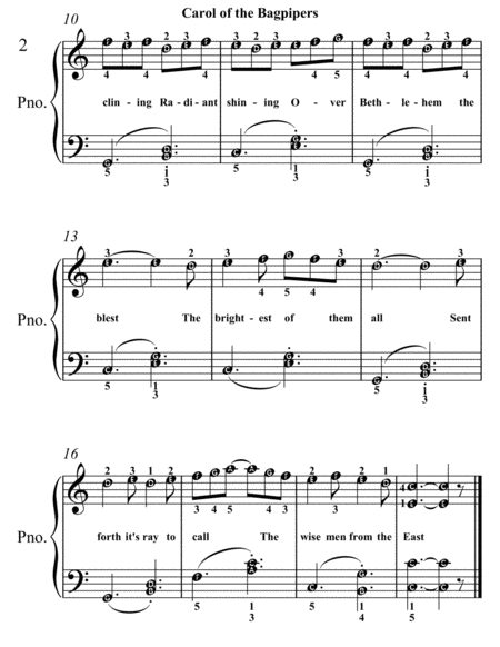 Christmas Favorites for Easy Piano Volume 1F Sheet Music