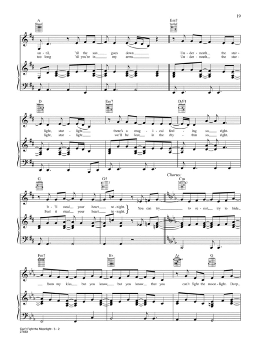 Can't Fight The Moonlight (From 