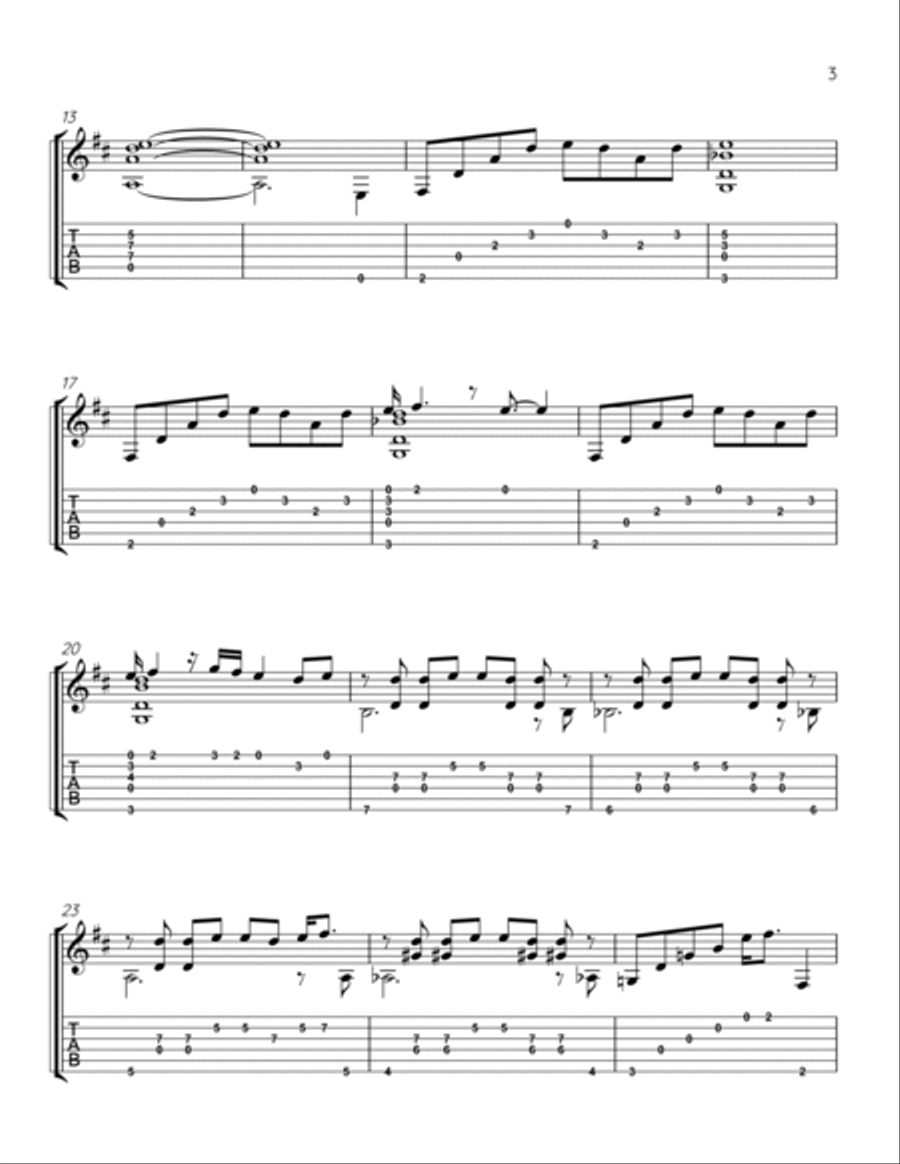 Wee Man Wee Man Acoustic Guitar scores gallery preview page 3