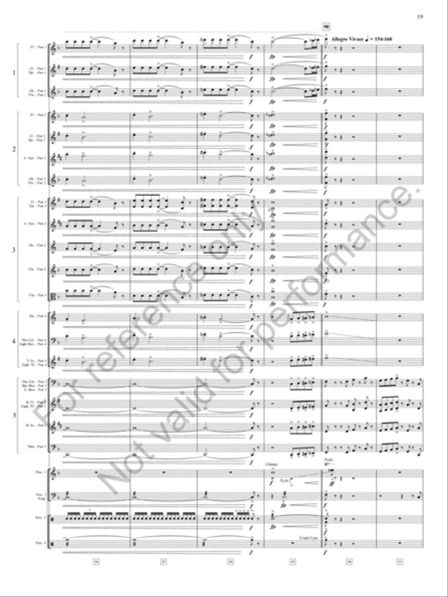 Danza Sonora Danza Sonora Concert Band scores gallery preview page 20