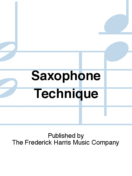 Saxophone Technique