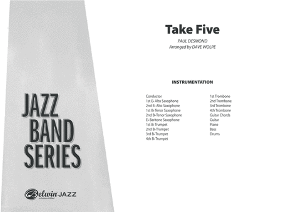 Take Five Take Five Jazz Ensemble scores gallery preview page 2