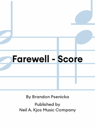 Farewell - Score