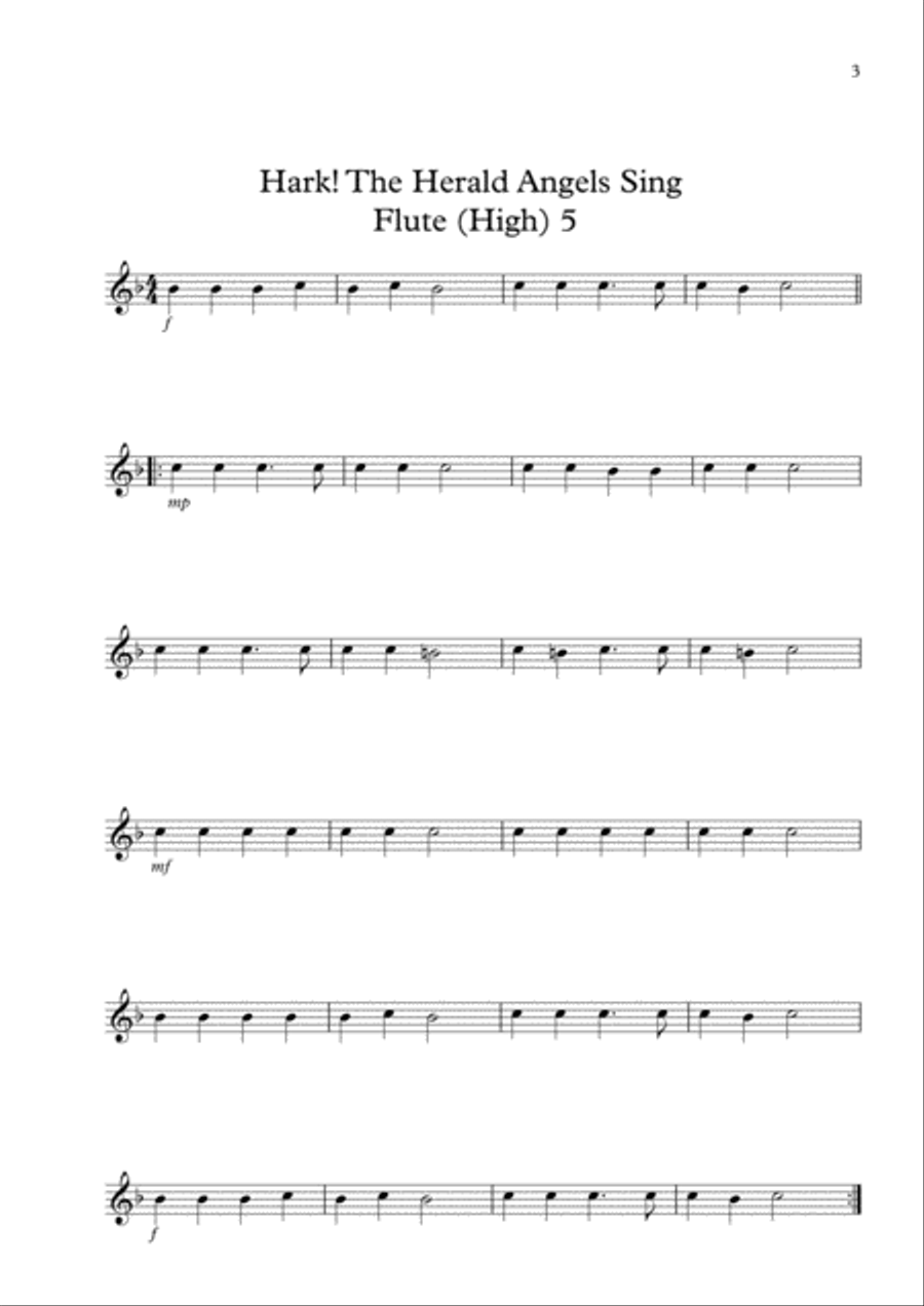 Hark! The Herald Angels Sing Full Orchestra scores gallery preview page 6