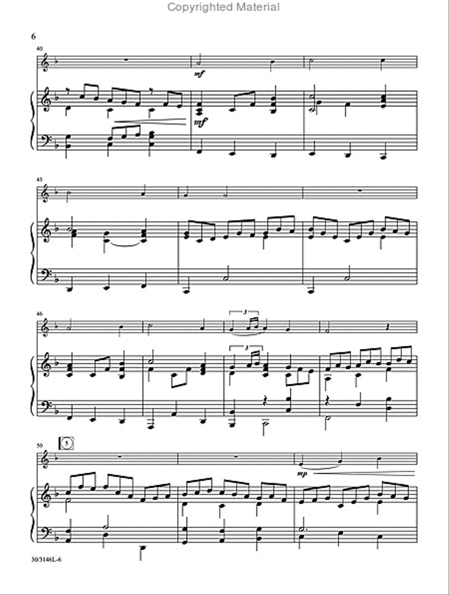 Christmas Winds Clarinet scores gallery preview page 6