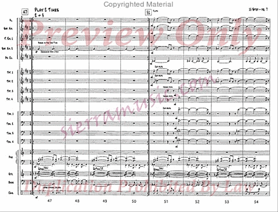 Boop Boo Be Doop Jazz Ensemble scores gallery preview page 8
