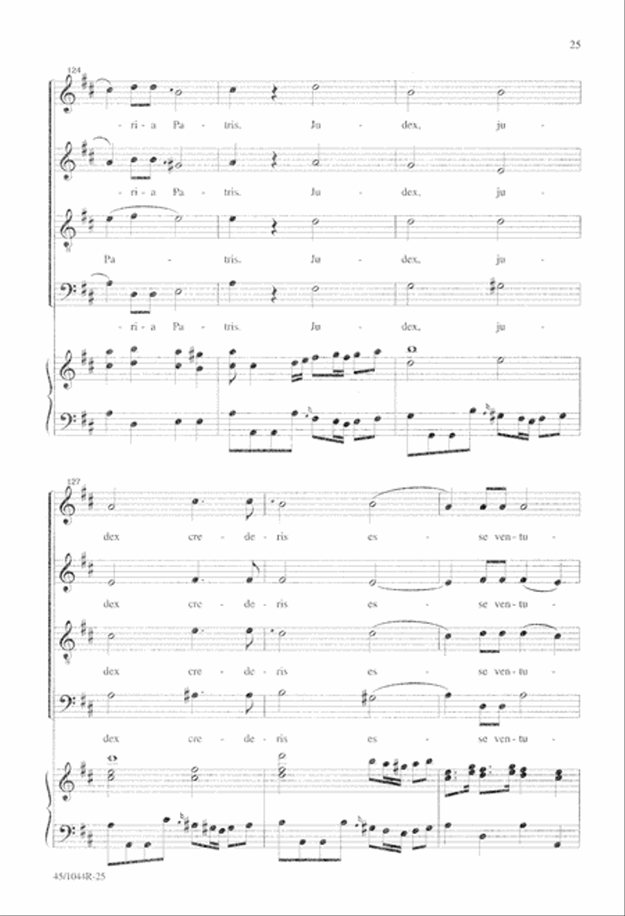 Te Deum Choral Score Te Deum Choral Score 4-Part scores gallery preview page 27