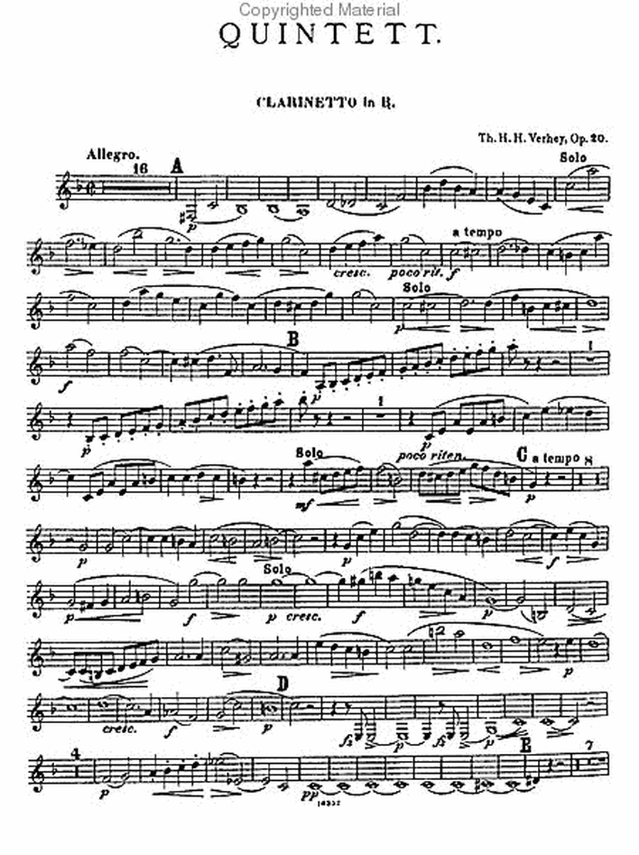 Quintet, Op. 20 image number null