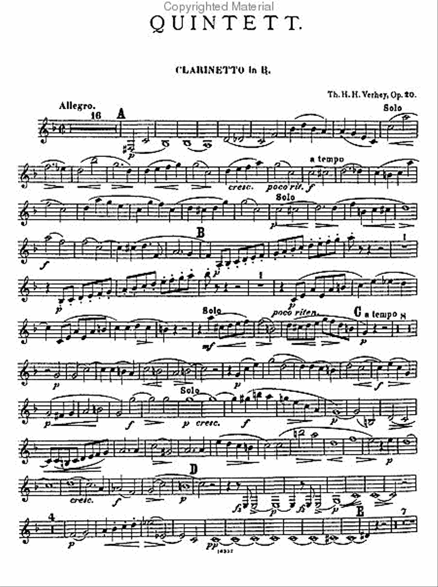 Quintet, Op. 20 Bassoon scores gallery preview page 4