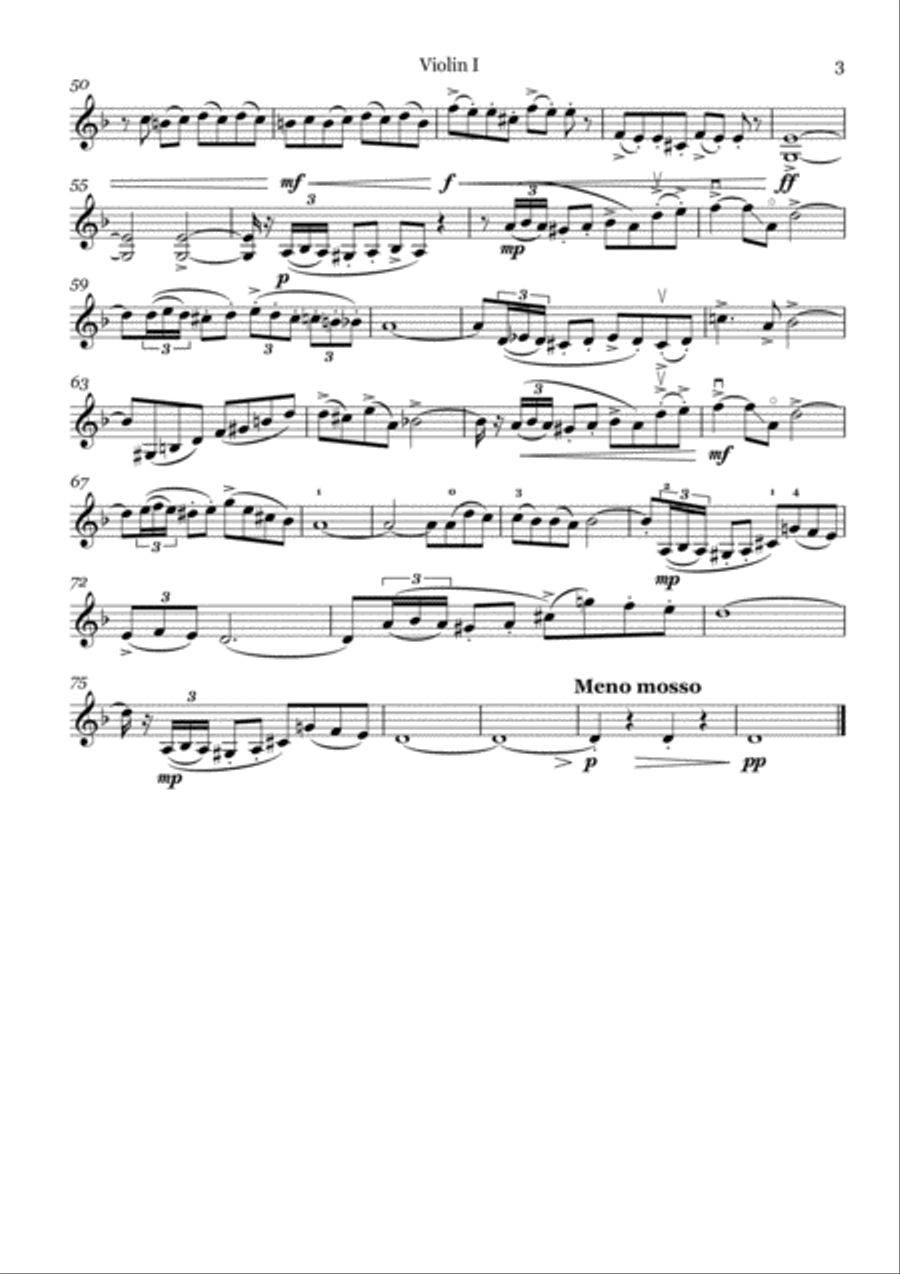 Tango for May String Quartet scores gallery preview page 3