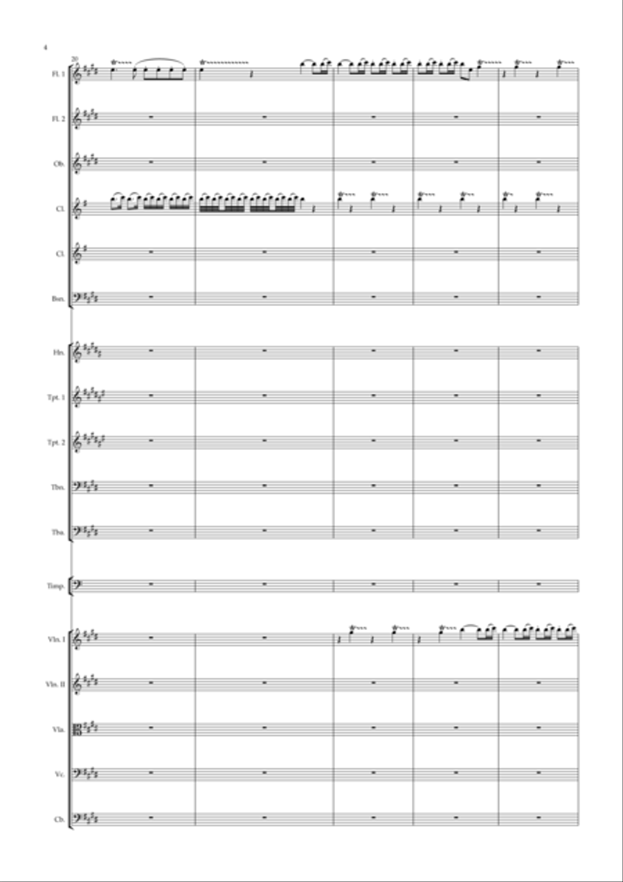 'Spring' from The Four Seasons Full Orchestra scores gallery preview page 4