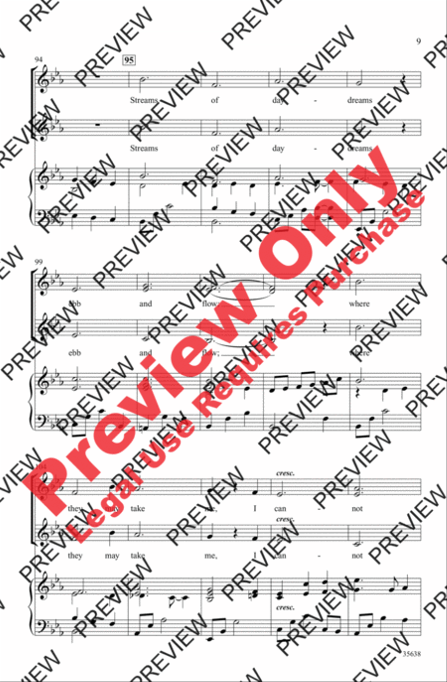 Your Love Was a River Women's Choir scores gallery preview page 8