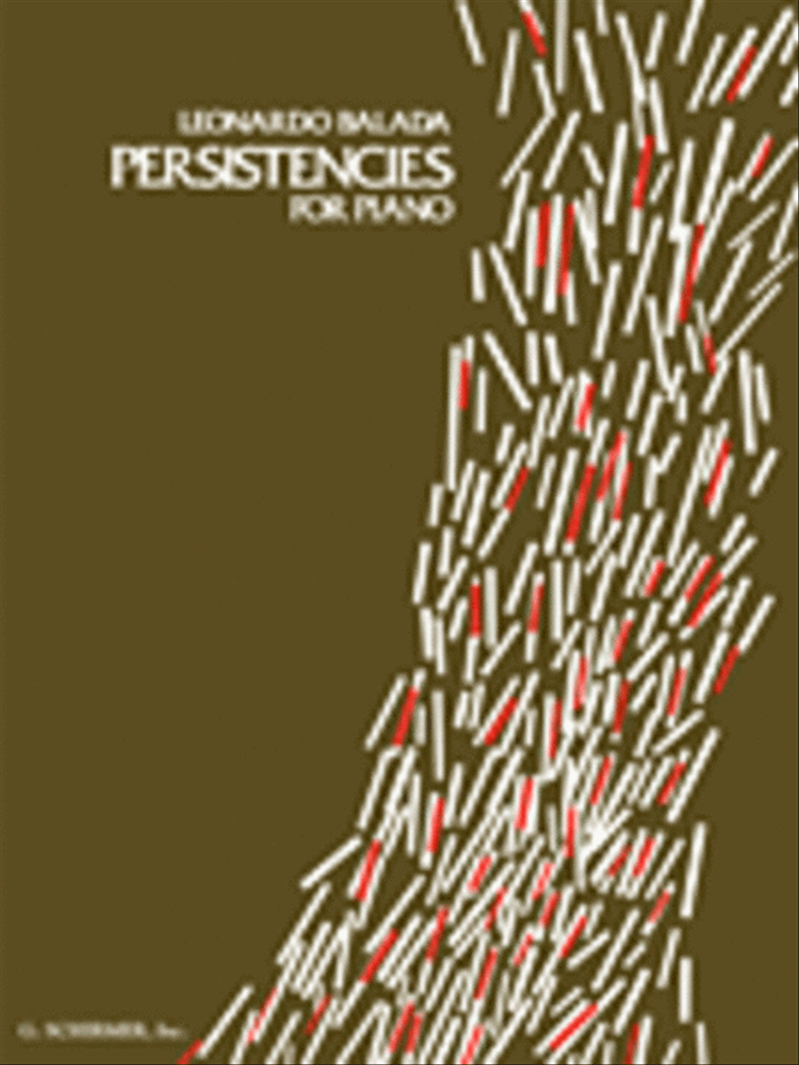 Persistencies (1978) Piano Solo scores gallery preview page 1