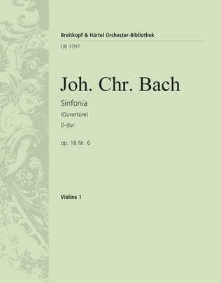 Sinfonia in D major Op. 18 No. 6 - Overture
