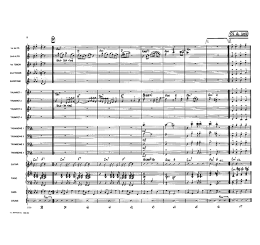 Welcome to the Warp Zone Jazz Ensemble scores gallery preview page 6