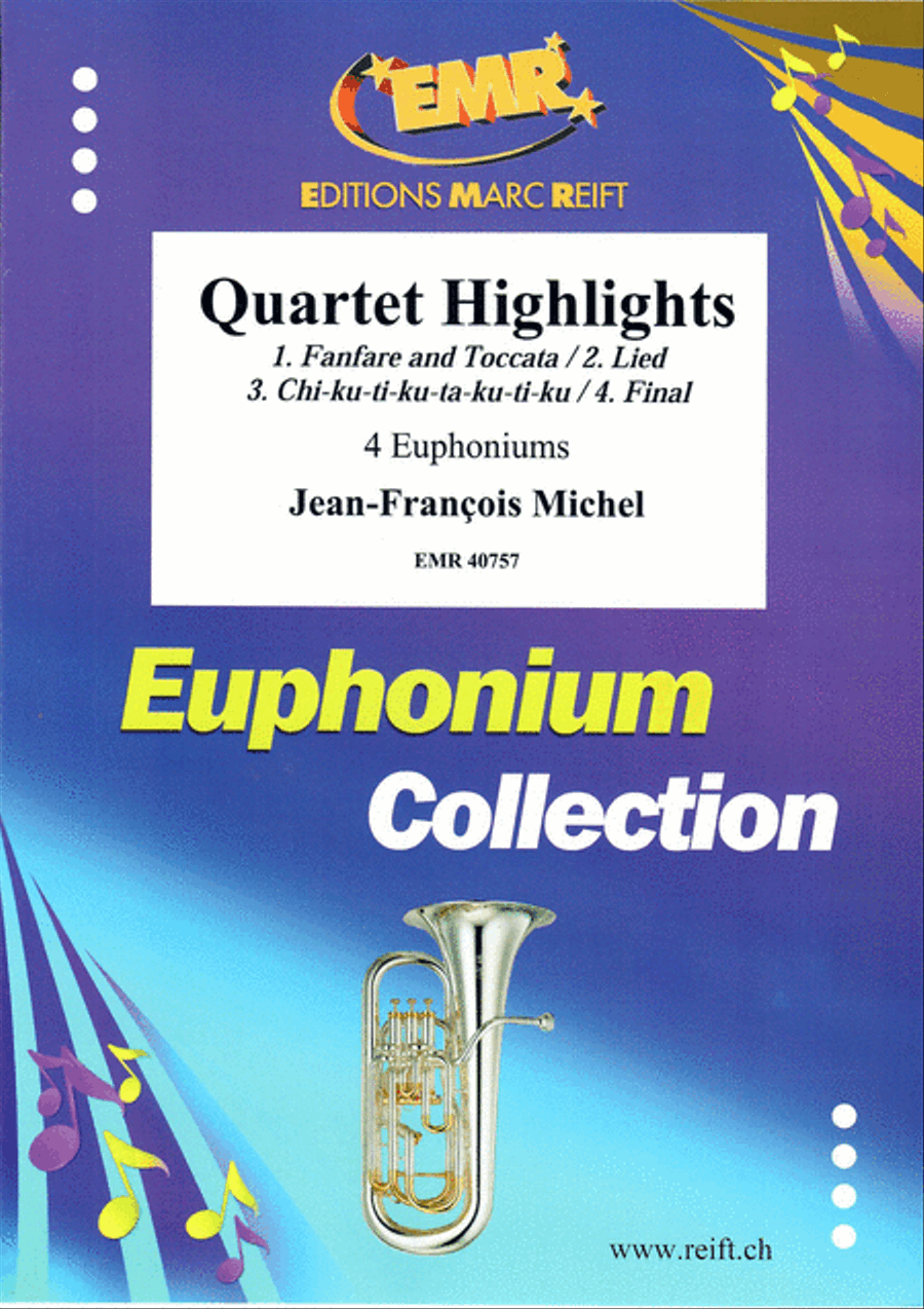 Quartet Highlights Euphonium Quartet scores gallery preview page 1
