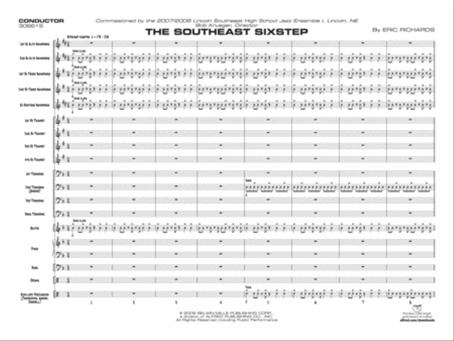 The Southeast Sixstep Jazz Ensemble scores gallery preview page 2