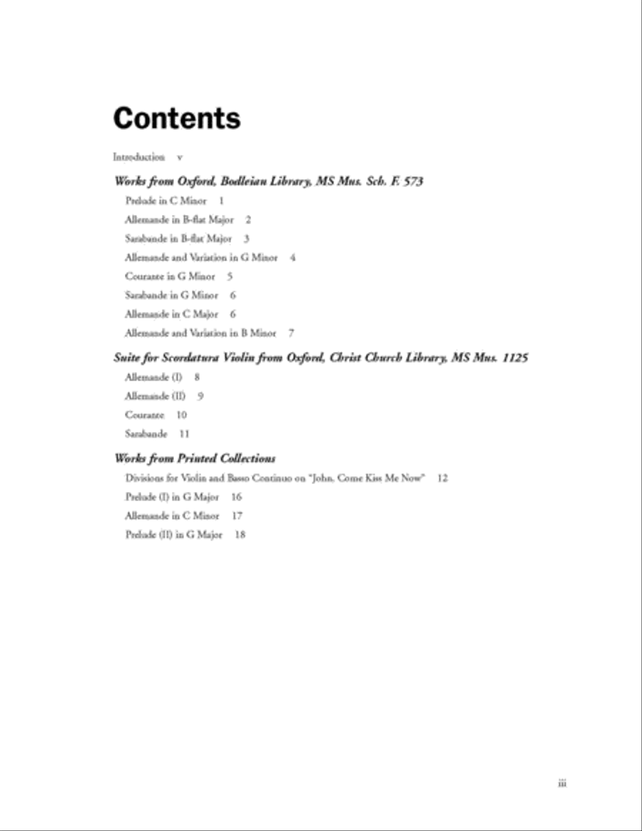 Works for Violin Violin scores gallery preview page 3