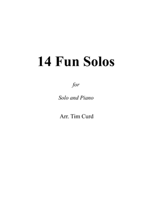 Book cover for 14 Fun Solos for Piano