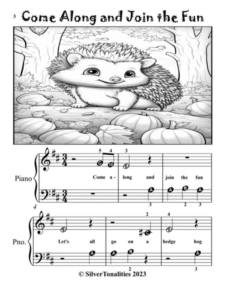 Little Hedgehogs for Beginner Piano