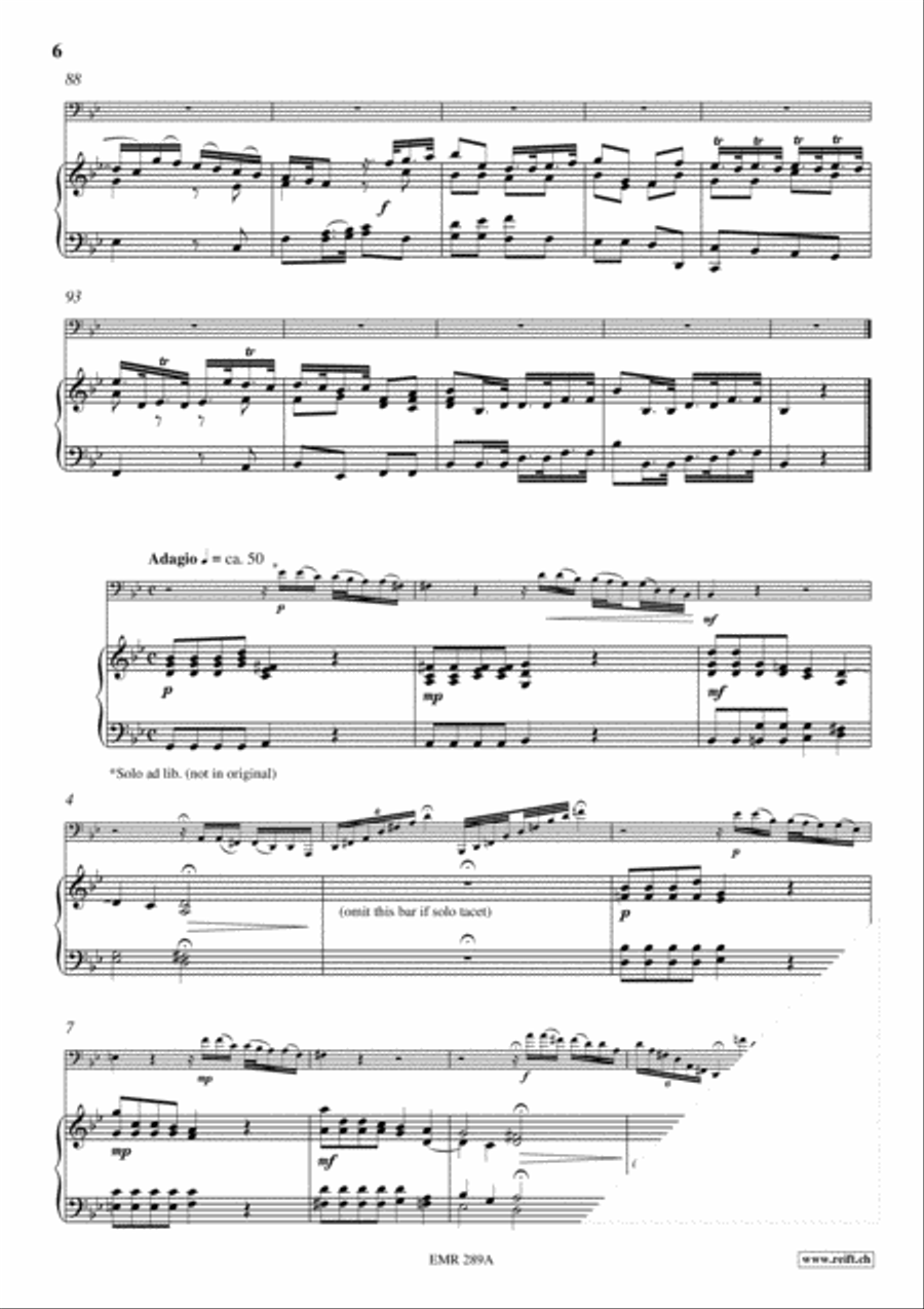Concerto No. 6 Trombone scores gallery preview page 7