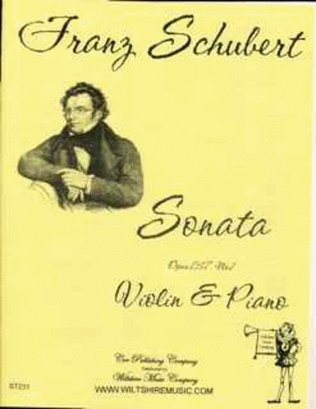 Book cover for Sonata, Op. 137, No. 1