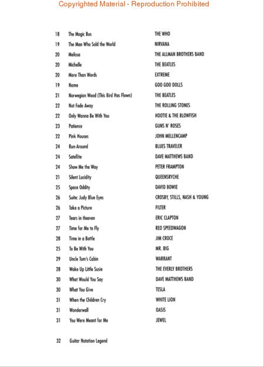 Acoustic Guitar Riffs - Third Edition Acoustic Guitar scores gallery preview page 3
