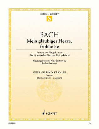 Book cover for Mein gläubiges Herze, frohlocke
