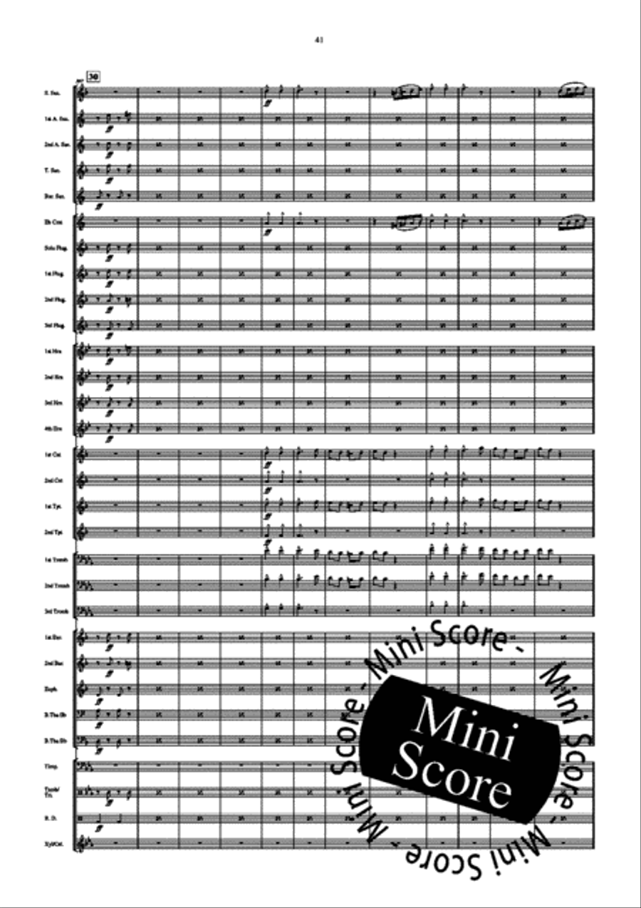Images D'Ete Concert Band scores gallery preview page 43