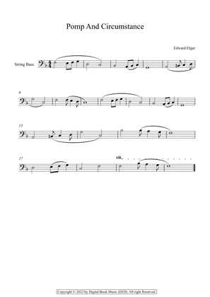 Pomp And Circumstance - Edward Elgar (String Bass) F major