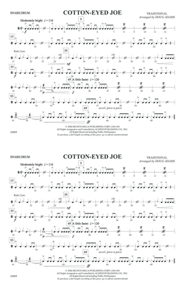 Cotton-Eyed Joe: Snare Drum