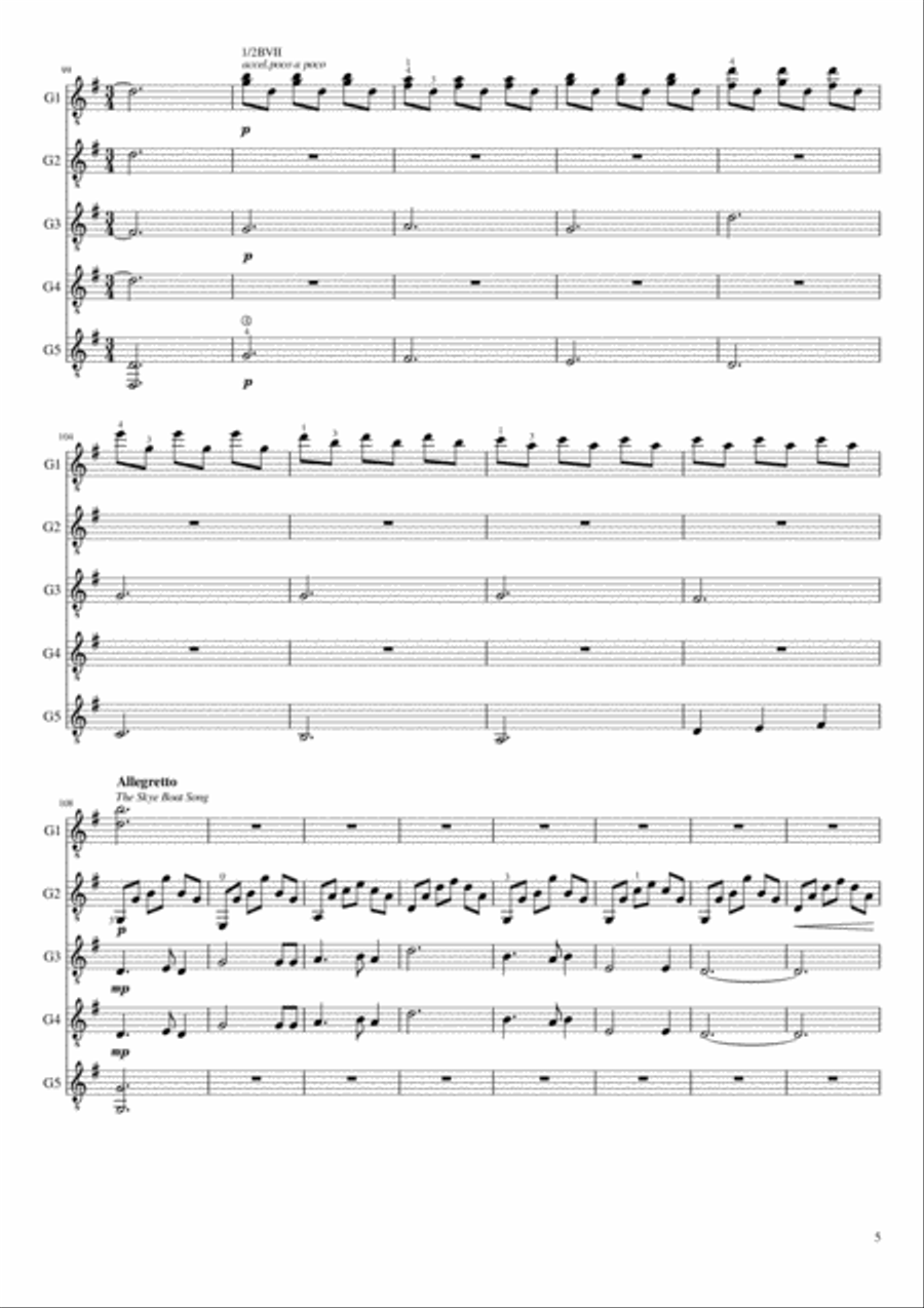 A Scottish Medley for Guitar Ensemble image number null