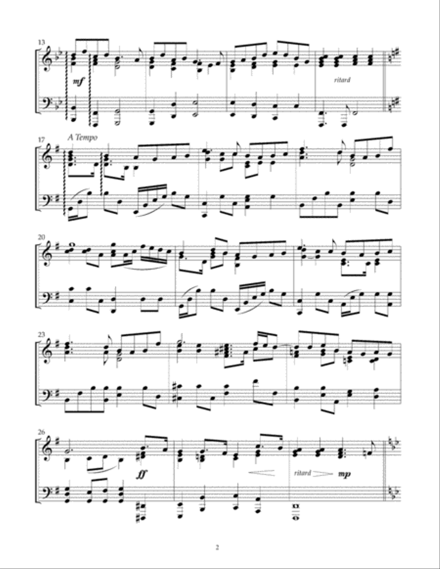 Grown-Up Christmas List Piano Solo scores gallery preview page 2