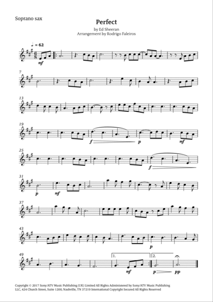 Perfect Tenor Saxophone scores gallery preview page 5