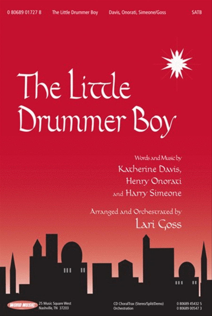 The Little Drummer Boy - Anthem 4-Part scores gallery preview page 1
